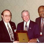 Stuart Thompson, Governor Jim Hunt, and Cleveland Hammonds (1997)