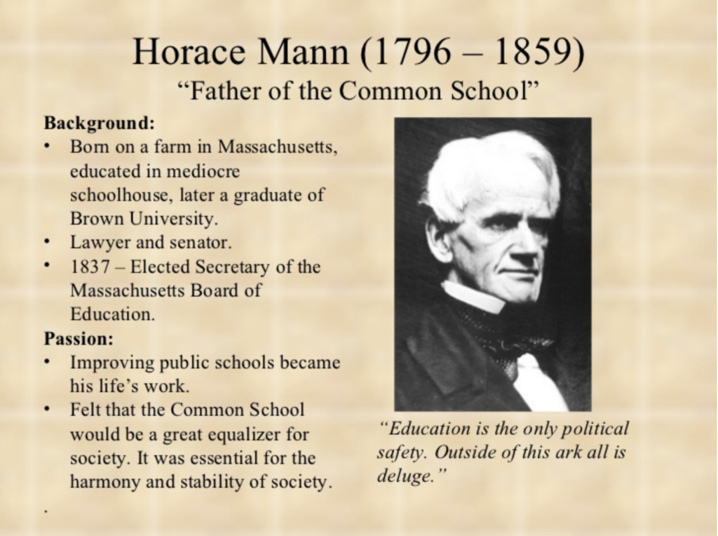 2 Août 1859 Décès d’Horace Mann, père de l'éducation américaine